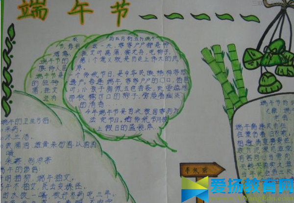 端午節手抄報圖片