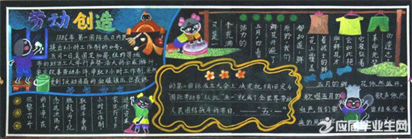 小學(xué)二年級(jí)五一勞動(dòng)節(jié)黑板報(bào)