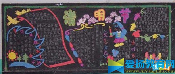 緬懷革命先烈,爭做文明學生黑板報版面設計圖片