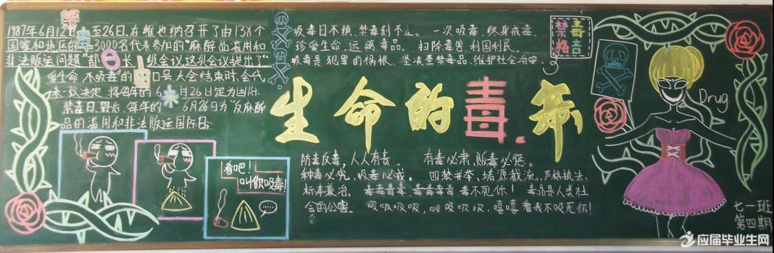 關于禁毒的黑板報資料