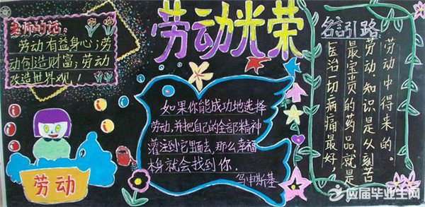 五一勞動節(jié)黑板報圖