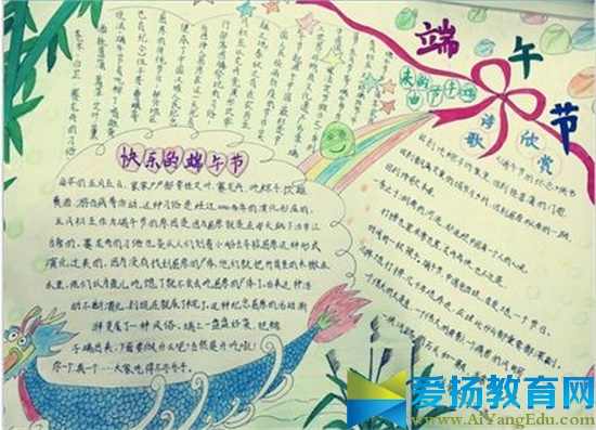 端午節手抄報圖片