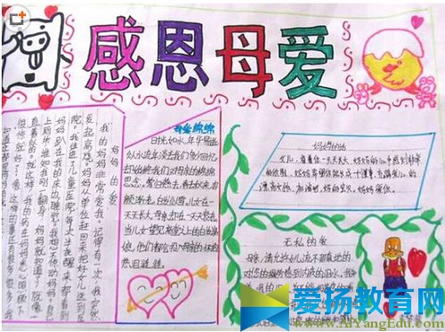 2017年母親節(jié)手抄報(bào)版面設(shè)計(jì)_母親節(jié)手抄報(bào)圖片大全簡(jiǎn)單又漂亮