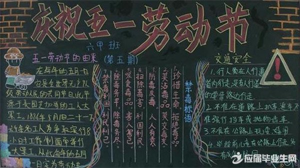 五一勞動節(jié)黑板報圖