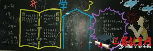 開學啦黑板報模板大全