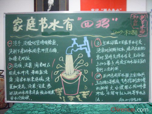 小學(xué)生2016年節(jié)約用水主題黑板報