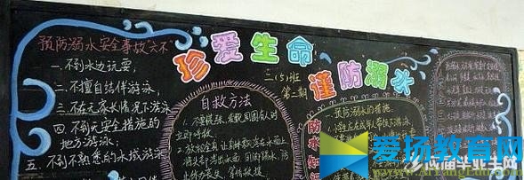 關于小學珍愛生命黑板報