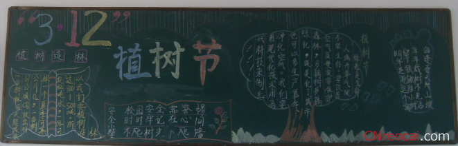 2016年3月12日植樹節黑板報資料