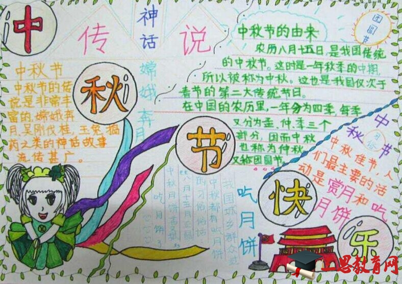 中秋節(jié)手抄報(bào)資料：月明中秋