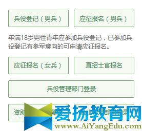 全國征兵網兵役報名入口